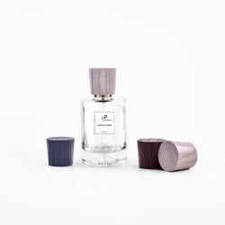 Perfume Packaging - Custom Natural Wooden Cap & Glass Fragrance Bottle
